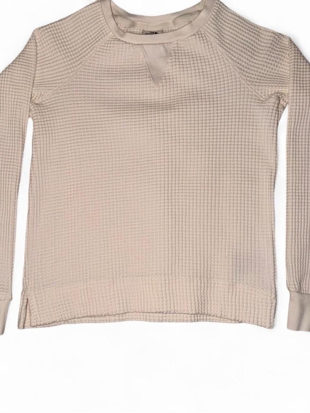 The North Face Chabot Waffle Knit Long Sleeve Top XS